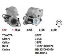 ������� Toyota 3S Corona, Ipsum, GAIA 12V 1.4kW Others E354 ����