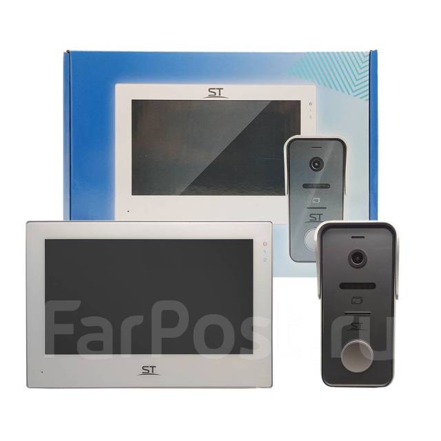 Видеодомофон IP комплект домофон + панель Сенсорный ST-MP400/7, новый ...