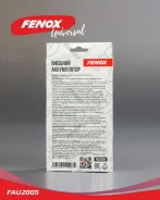 ������� ����������� (Power bank) 15000mA ������������� ������, ABS �������, 15000���, MicroUSB,USB-C 3�, 10.6*6.8*0.95 �� FENOX 'FAU2005 ����