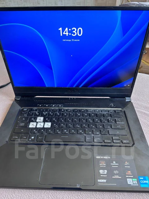 Asus TUF Dash F15. ��� 16 ��, WiFi: 1, Bluetooth: 1 ����