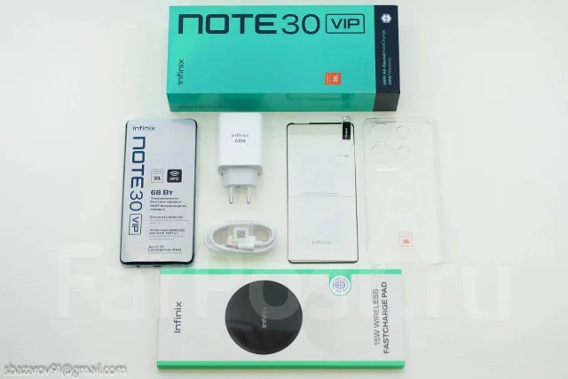 Infinix Note 30 VIP. �/�, 256 ��, �����, 3G, 4G LTE, 5G, Dual-SIM, NFC ����