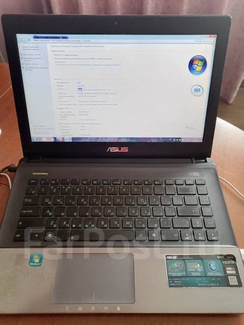 Ноутбук ASUS (рабочий), 14.2", 4 Гб, WiFi, Bluetooth, 1 ч. б/у, в ...