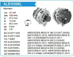 ��������� Mercedes BENZ CLA180 1.6 Krauf ALB1030KL ����