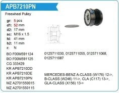 ���� ����������(�����) Mercedes BENZ CLA180 1.6 Krauf APB7210PN ����