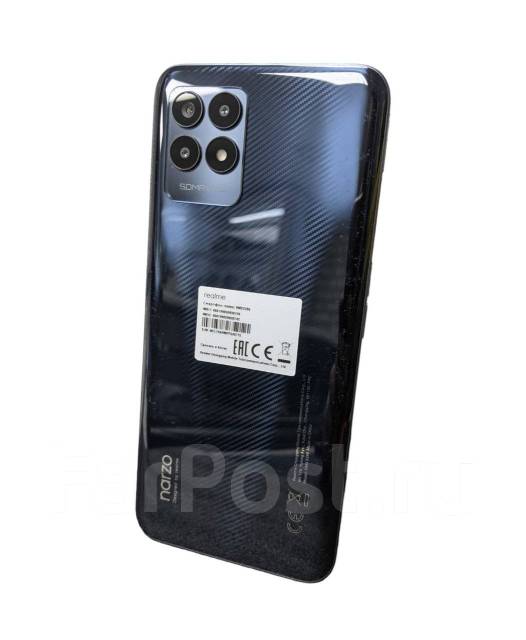 Смартфон realme Narzo 50 4/128Gb, 6.59", моноблок, серый, б/у, в ...