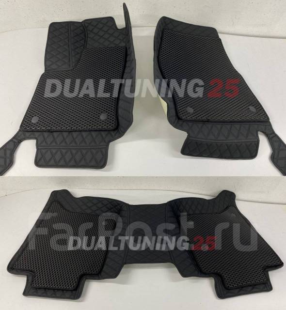 Коврики экокожа 3Д 3D вставки EVA (комплект 4шт) Toyota Tundra 2023 ...