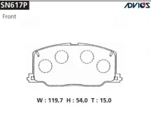 ������� ��������� �������� Advics SN617P SN617P ����