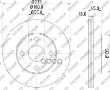 ���� ��������� /�������� /TI-GUAR ��� Mazda Familia 323 1998- Demio; 235/18mm; TG-B458-33-25X PD3512802S B25Y3325XB RN1253 B4583325XA B4583325XB b25y3...