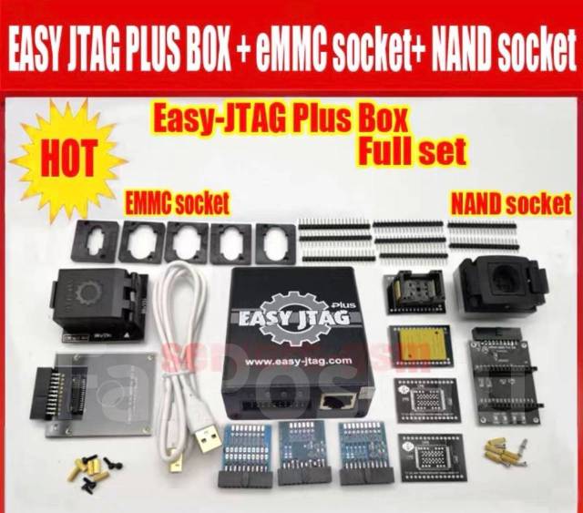 Программатор Easy-JTAG Plus Box (Полный комплект), новый, в наличии ...