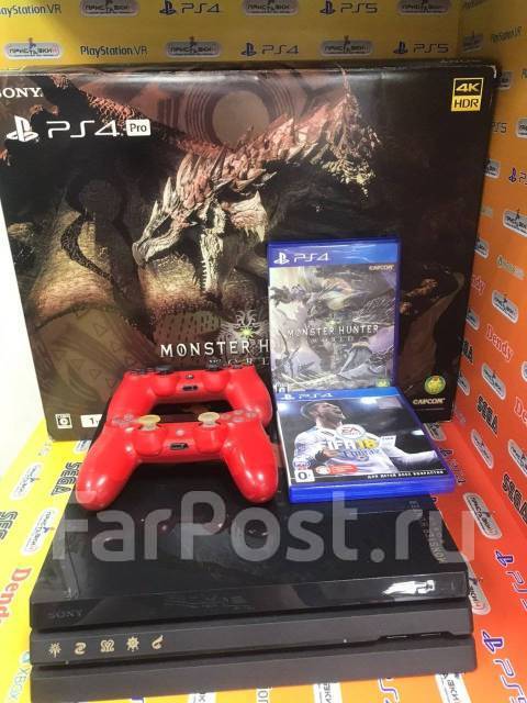 Monster Hunter Ps4 Pro 1tb Limited Edition PlayStation Pro 1Tb