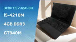 DEXP. 16.4", 2,6����, ��� 4 ��, ���� 500���, WiFi: 1, Bluetooth: 1, ����������� �� 2��. ����