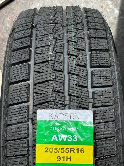 Kapsen SnowShoes AW33, 205/55 R16, 16", 1 шт, 205 мм, 55 %, радиальный ...