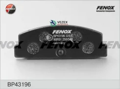 ������� ��������� Mazda 6 323 C/F/S 626 III-V Premacy I 02- �������� 107.8*39.5*13 ����. Fenox BP43196 BP43196 ����