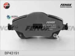 ������� ��������� �������� 136.8*58/61.5*18.4 �������� Toyota Auris E15_H Corolla E15 -09 Fenox BP43191 BP43191 ����