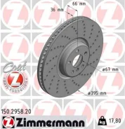 ���� ����. �����. ����. 395x36 Right BMW X5 (G05, F95)/5 (G30, F90)/6 Gran Turismo (G32)/7 (G11, G12) 15- Zimmermann 150295820, ������ 150295820 ����