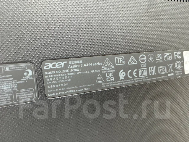 Acer Aspire 3 A314-35. 14", 1,1����, ��� 16 ��, ���� 128���, WiFi: 1, Bluetooth: 1, ����������� �� 8��. ����