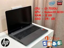 HP 250 G6. 15.6", 2,3����, ��� 8 ��, ���� 240���, WiFi: 1, Bluetooth: 1, ����������� �� 2��. ����