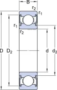 ��������� ���������� ���. [17x47x14] AUDI, VW, SEAT, Skoda 63032RSRC3 ����