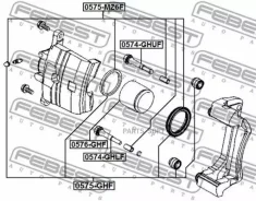 ������ ������������ �������� ���������� ��������� Mazda 6 GH 2007-2012 [EU] 0574GHLF ����