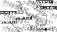 ����� ������ ������ AUDI A3/S3/Sportb. /LIM. /QU. 2004-2013 [MEX] 2324TIGR ����
