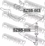 ������ ��������� ������������� d21 Suzuki Grand Vitara/Escudo SQ416/SQ420/SQ625 1998-2006 SZSB003 ����