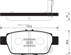������� ����. �������� Hi-Q Acura Acura TL 09- R (D1103) SP1430 ����