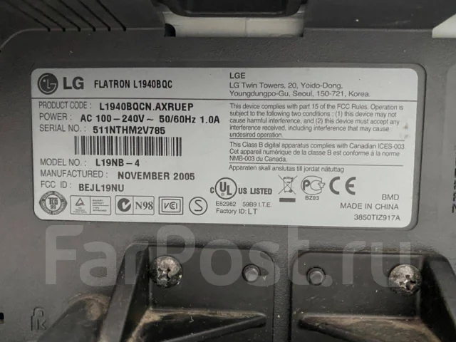 LG. 19", ���������� �� (LCD, LED, QLED) ����