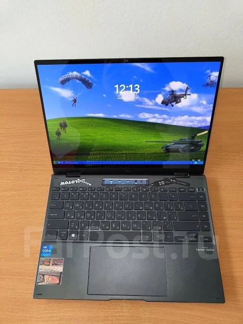 Asus ZenBook Flip 14 OLED UP5401EA. 14", ��� 16 ��, ���� 500���, WiFi: 1, Bluetooth: 1, ����������� �� 7��. ����