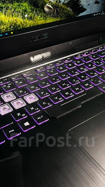 Asus TUF Gaming FX705DT. 17.3", 2,1����, ��� 8 ��, ���� 512���, WiFi: 1, Bluetooth: 1, ����������� �� 5��. ����