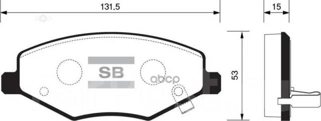    Chery Amulet/Qq/Tiggo All 06 Sp2092 Sangsin brake . SP2092 SP2092 