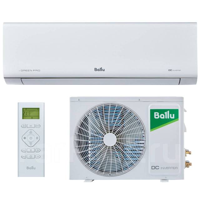 Кондиционер Ballu iGreen Pro BSAG-12HN8 на 50 кв. м, сплит-система, On ...