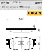 ������� ��������� �������� GP1186 Sangsin Brake GP1186 GP1186 ����