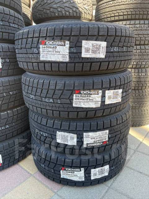 Yokohama Ice Guard IG60, 205/60R16, 16", 2 шт, 205 мм, 60 %, радиальный ...