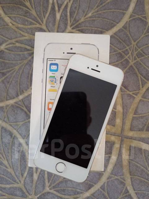 Айфон 5s, Apple iPhone 5s, 16 гб, 4", моноблок, золотой, 4G LTE, новый ...