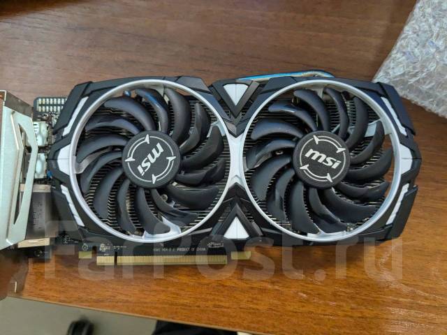 Видеокарта MSI AMD Radeon RX 570 Armor OC 8Gb, б/у, в наличии. Цена: 6 ...