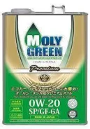 MolyGreen Premium. 0W-20, �������������, 4��. ����