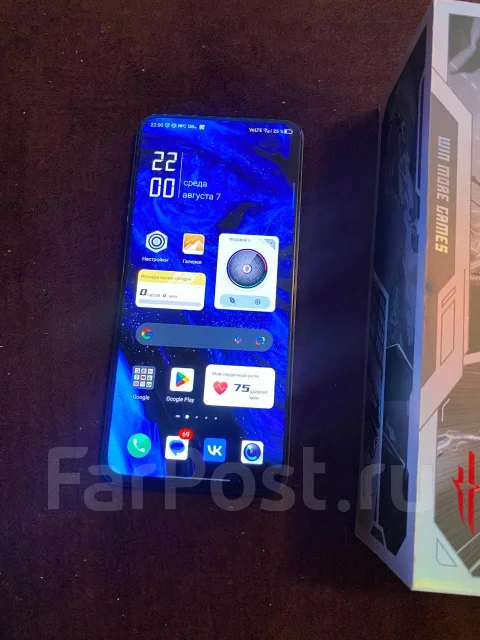 ZTE Nubia Red Magic 7S Pro. �/�, 256 ��, ������, 3G, 4G LTE, 5G, Dual-SIM, NFC ����