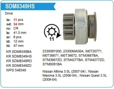 ������� �������� Nissan Altima/Maxima 3.5 11T Krauf SDM8349 ����