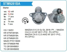 ������� Mazda CX-5/CX-30 12- 11T Others STM9281BA ����