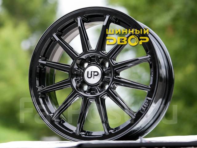 Диски 15 Черные Wheels UP Up102 15 4*98 Black Granta Vaz Lada, 15", 1 ...