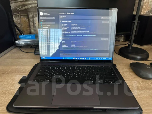 Huawei MateBook D 14. 14", 2,1����, ��� 16 ��, ���� 120���, WiFi: 1, Bluetooth: 1, ����������� �� 10��. ����