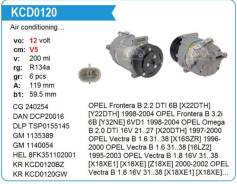 ���������� ������������ ���������� OPEL KCD0120YU kcd0120gw ����