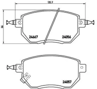 1 �������� ��������� � p56051 Brembo P56051 ����