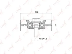 ����� �������� ���������� ����� LYNXauto PB7028 PB7028 ����