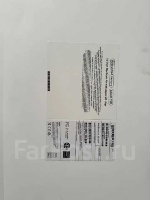 Apple MacBook Air 15. ��� 8 ��, WiFi: 1, Bluetooth: 1 ����