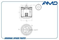   Amd Amdfl255 Chery Amulet 03-12, FORA; Vortex Tingo; Isuzu Trooper 2,8TD AMD Amdfl255 AMDFL255 