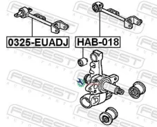 ���� ������ ���������� ������� (������������) Febest 0325Euadj 0325EUADJ ����