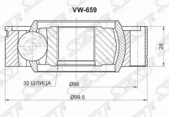 ���� ���������� ���� BMW 7 E65/66/67/68 00-08/X5 E53 99-06 SAT VW659 VW659 ����
