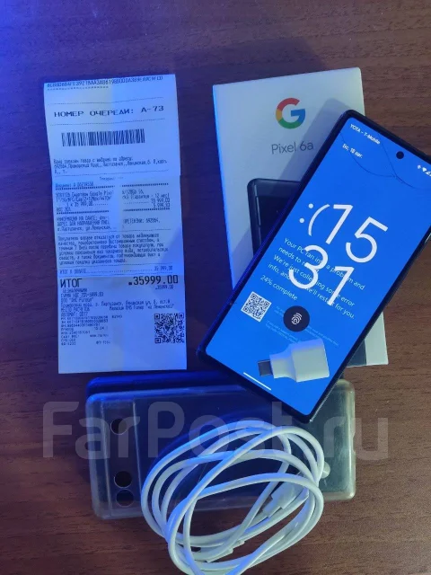 Google Pixel 6a. �/�, 128 ��, ������, 4G LTE, Dual-SIM, NFC ����