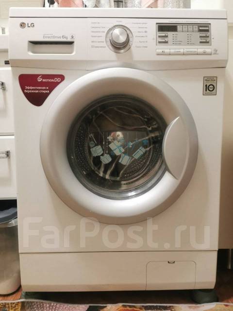 Стиральная машинка LG 6кг, в отличном состоянии, LG, 6,0 кг, б/у, в ...